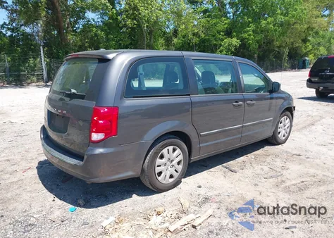 2016 Dodge Grand Caravan American Value Pkg из США, поврежденный, VIN 2C4RDGBG2GR259359